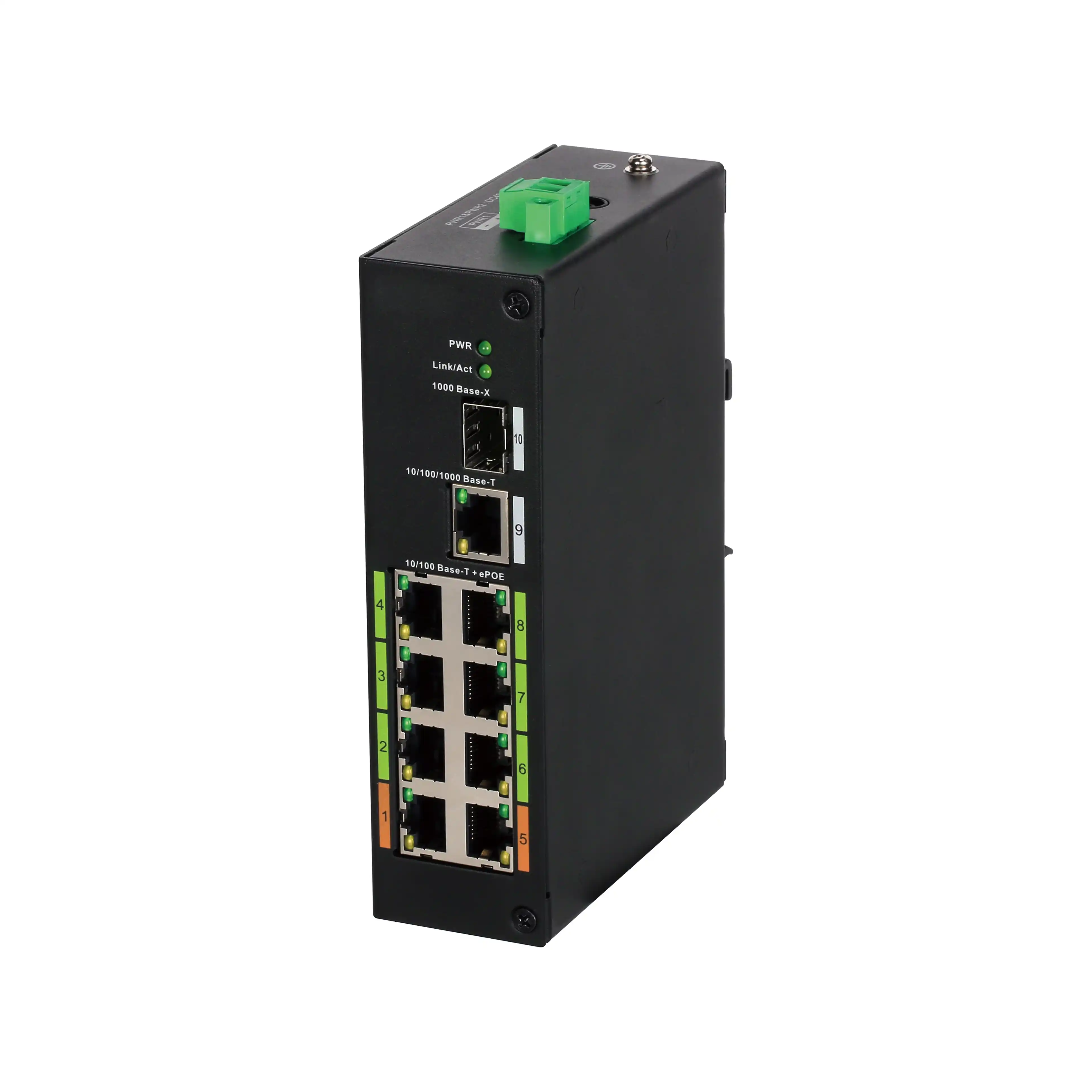 LR2110-8ET-120 8Port ePoE Switch (8FE ePoE + 1GE+ 1GE SFP Toplam 120W PoE ) 