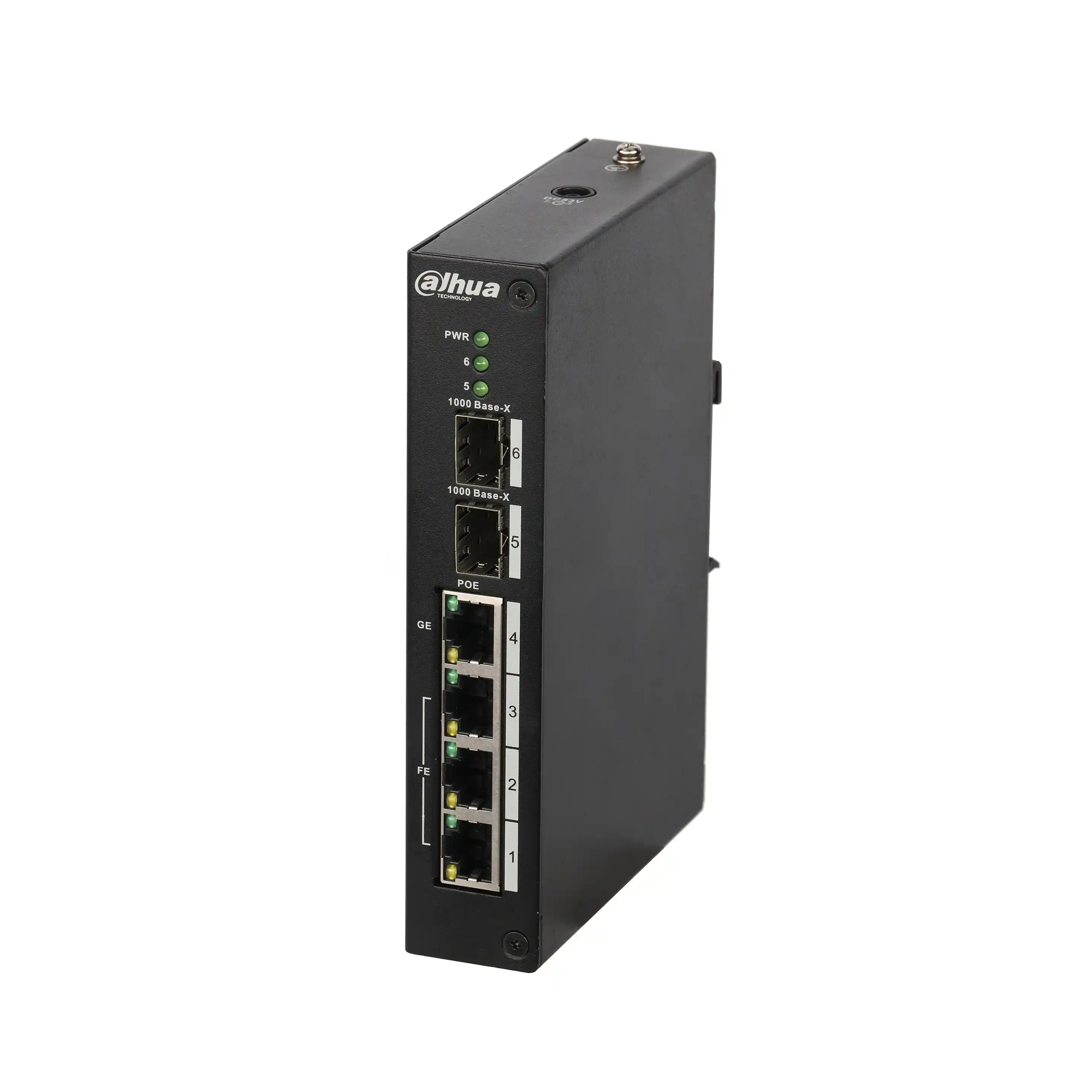 PFS3206-4P-120 4 Port PoE Switch (3FE PoE + 1GE Hi-PoE + 2GE SFP, Toplam 120W PoE ) 