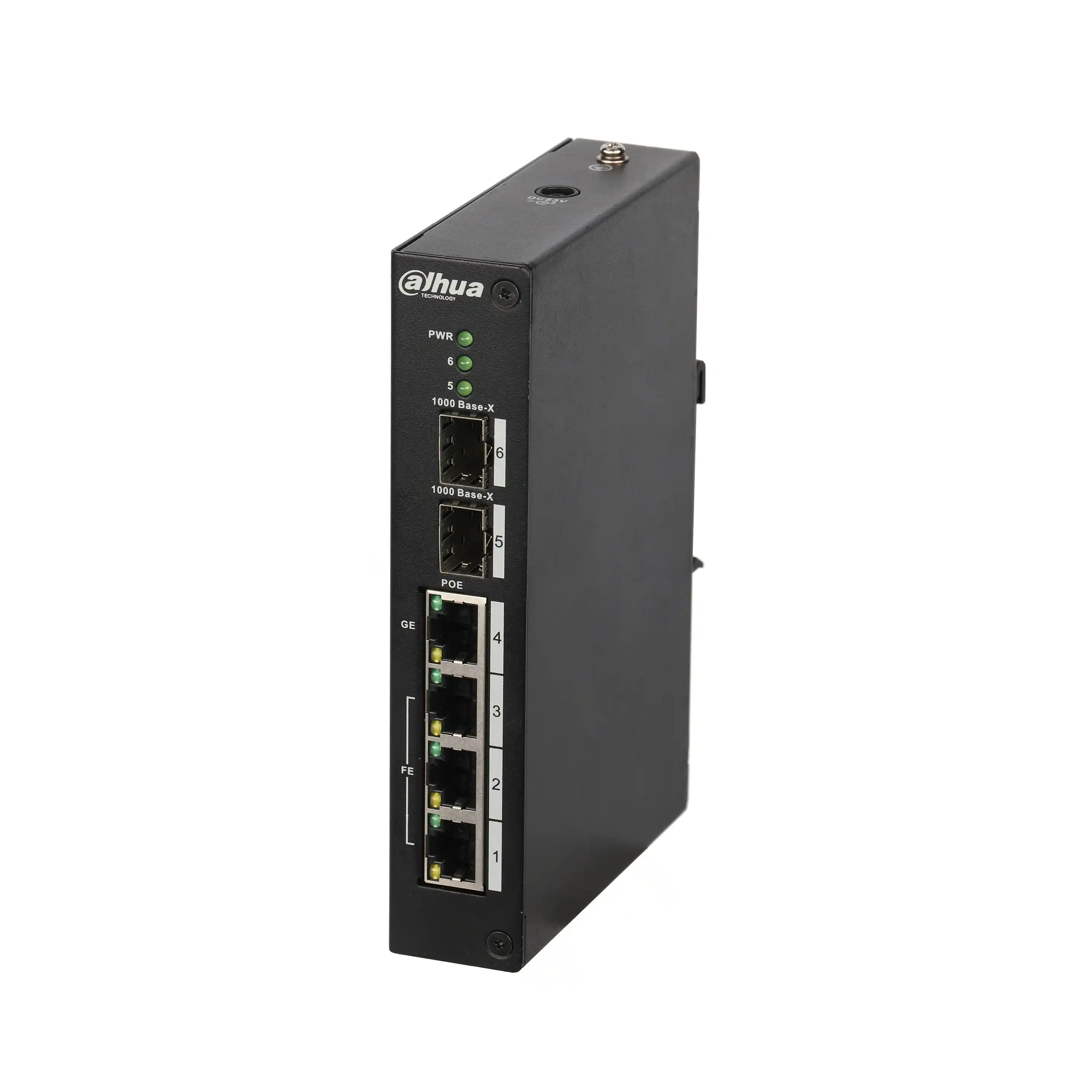 PFS3206-4P-96 4 Port PoE Switch (3FE PoE + 1GE Hi-PoE + 2GE SFP, Toplam 96W PoE ) 