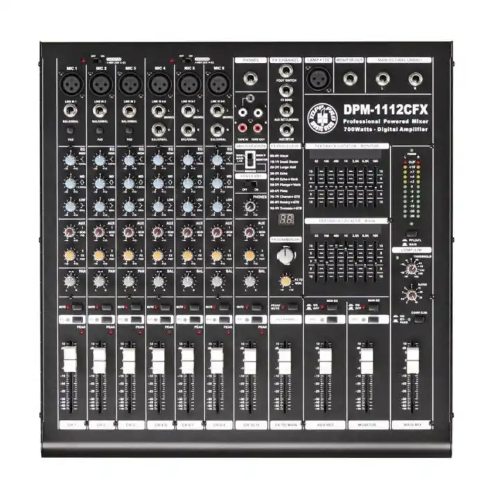 DPM-1112CFX  11 Kanal Efektli Power Mixer 