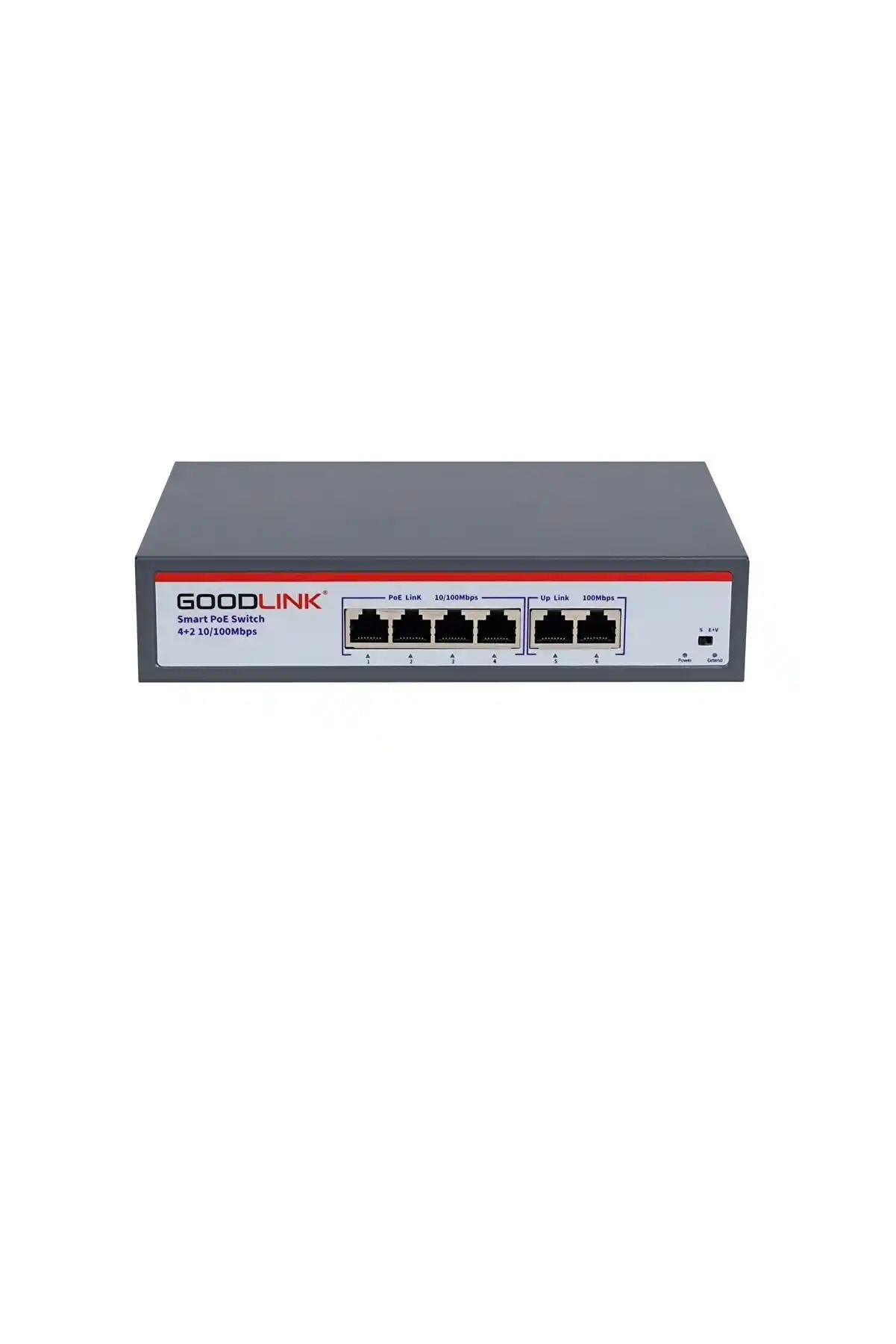 GL-2004 4 PORT POE SWITCH + 2 PORT UPLINK GOODLINK 