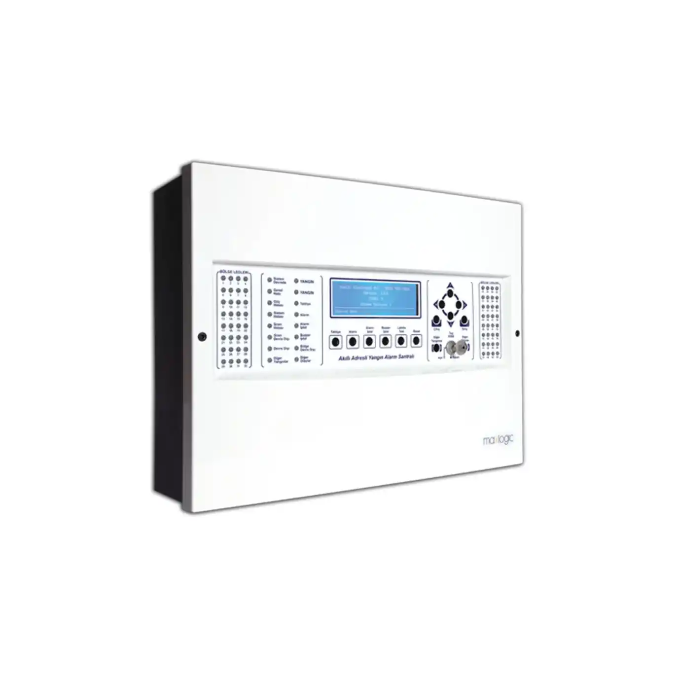 ML-1231 Maxlogic Akıllı Adresli Yangın Alarm Santralı, 1 Çevrim, 127 Adres