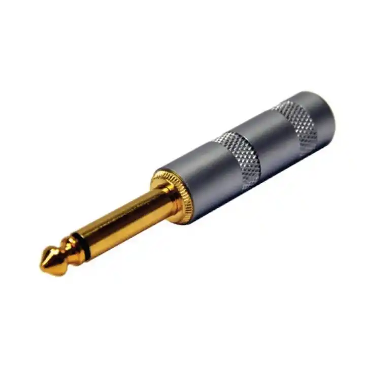 P-M613G  6.3mm Mono Metal Gold 