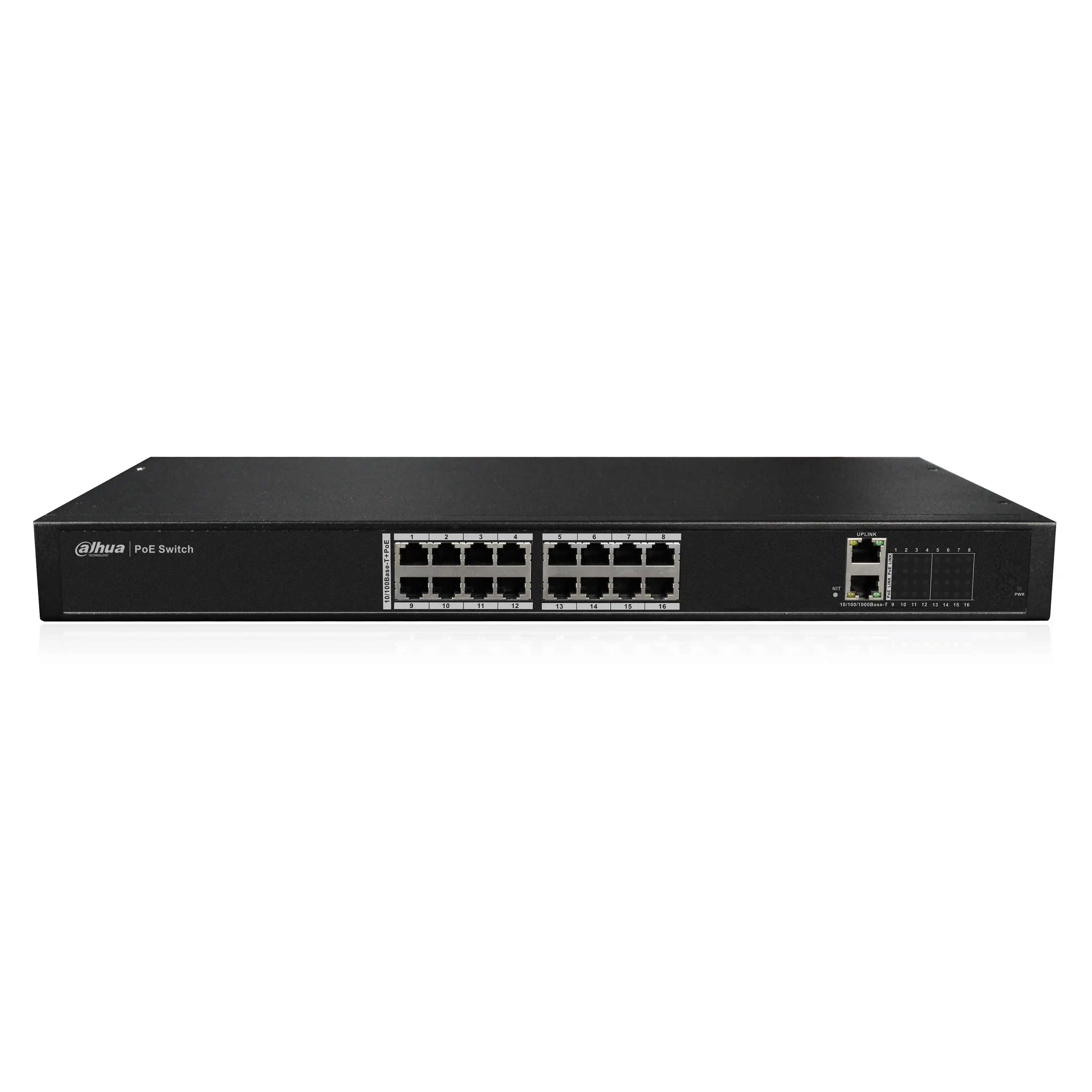 PFS4018-16P-250 16 Port PoE Switch (16FE PoE + 2GE Toplam 250W PoE ) 