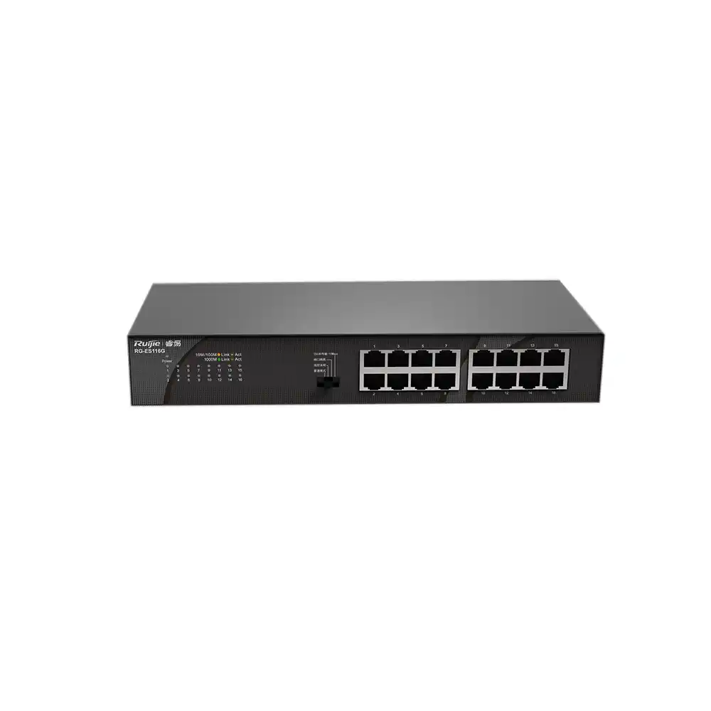 RG-ES116G 16-Port 10/100/1000 Mbps Desktop Switch 